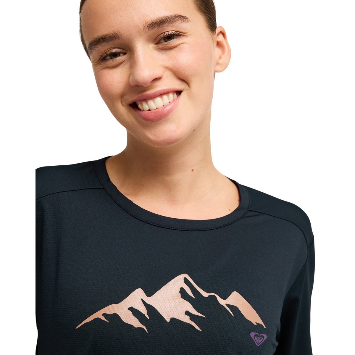 Haut manches longues technique BOUNDLESS SPIRIT 2. noir anthracite, ROXY
