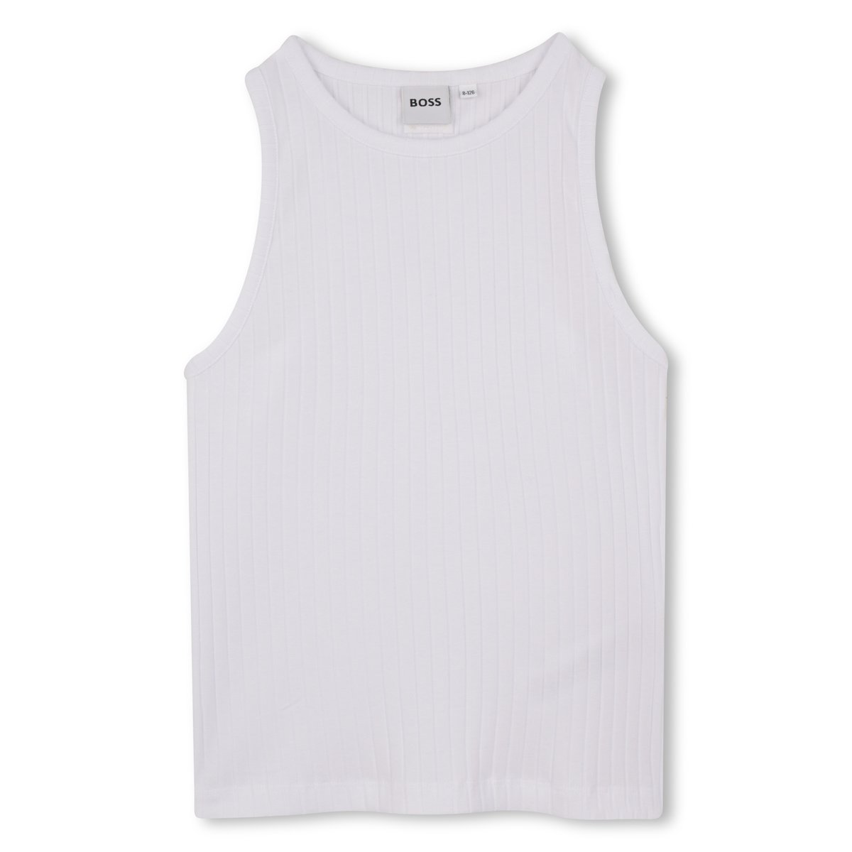 Débardeur avec plaque métal blanc, BOSS KIDSWEAR
