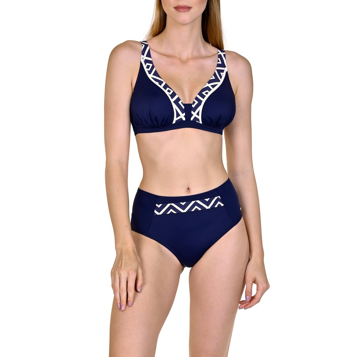 Haut maillot de bain sans armatures Costa Rica bleu bleu, LISCA