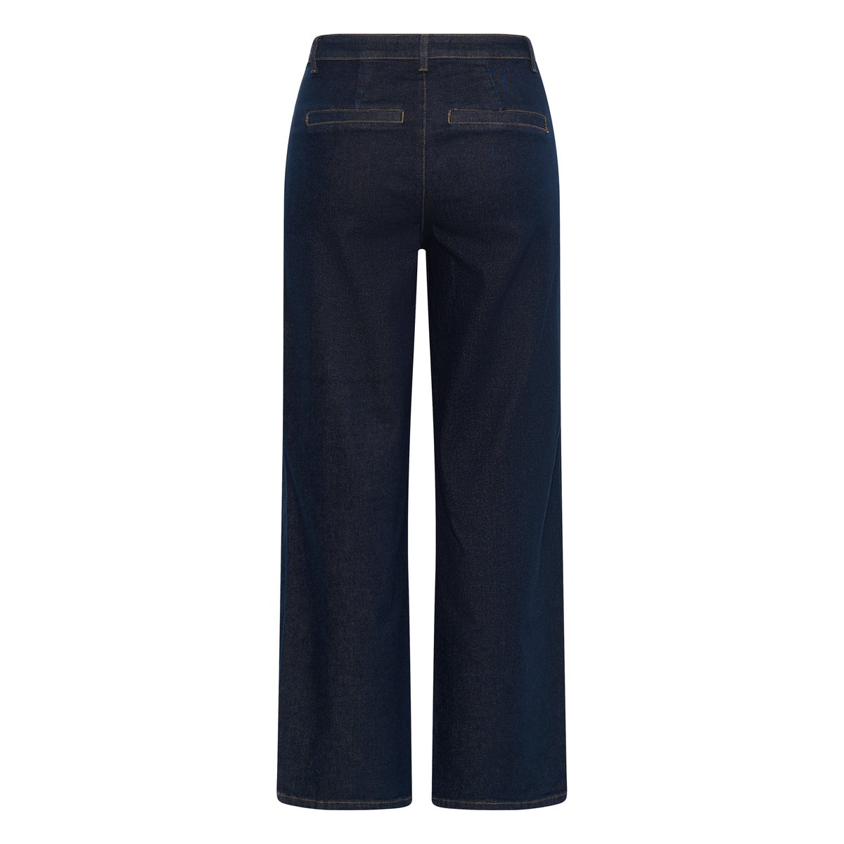 Jeans bleu dark blue unwashed denim, KAFFE CURVE