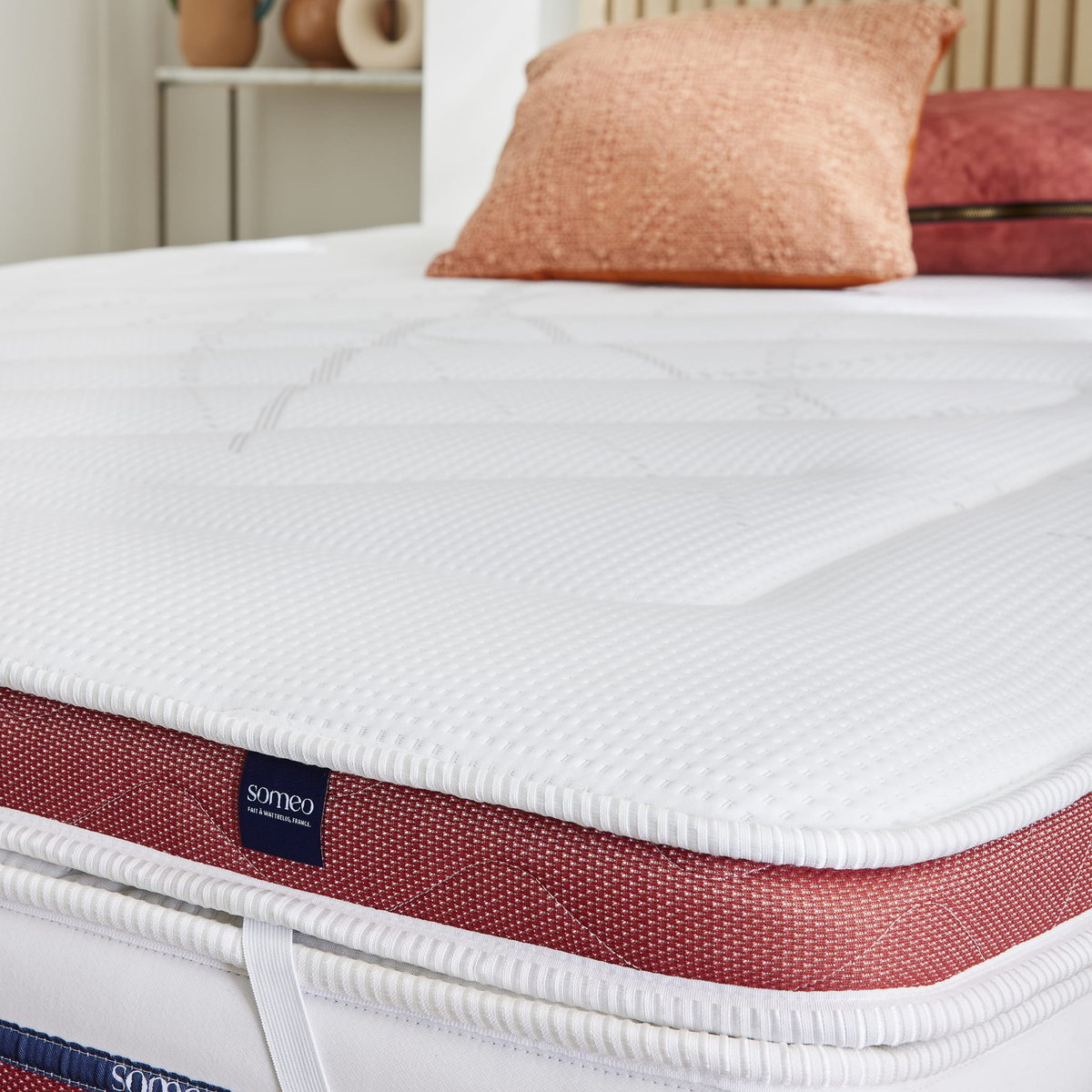 Surmatelas latex ferme Crépuscule blanc, SOMEO