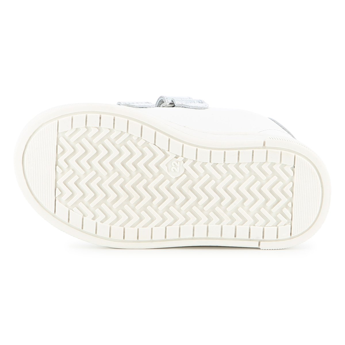 Baskets basse à lacets blanc, KARL LAGERFELD KIDS
