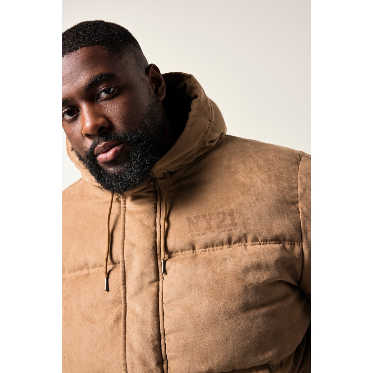 Veste matelassée beige, STHUGE