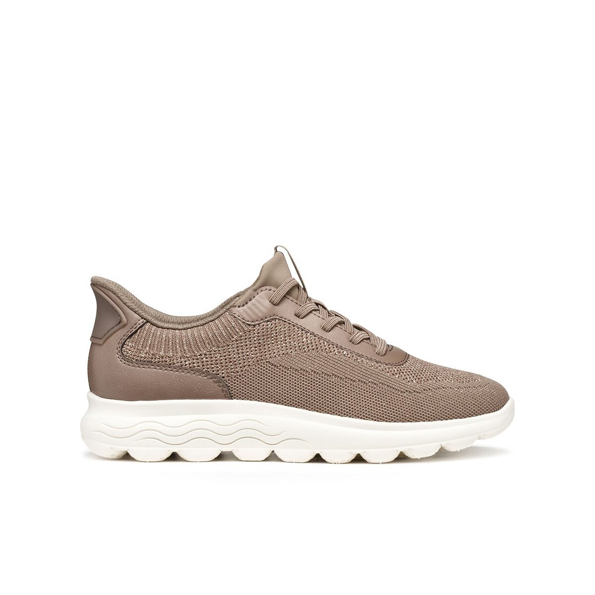 Zapatillas deportivas transpirables, SPHERICA, FAST-IN marrón grisáceo, GEOX