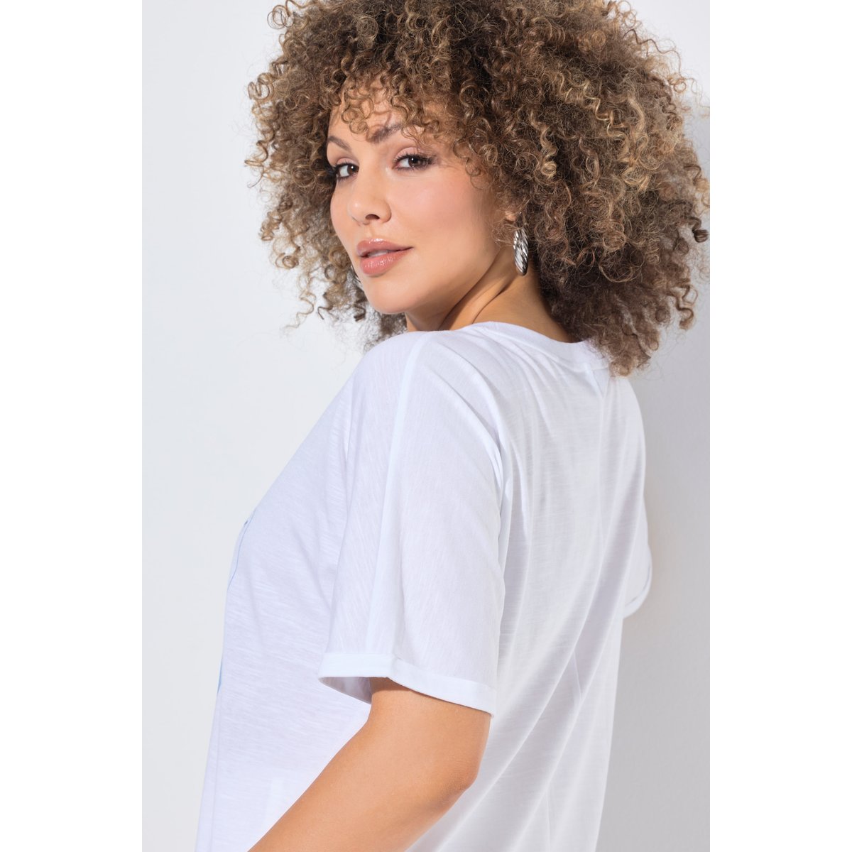 T-shirt blanc neige, ULLA POPKEN