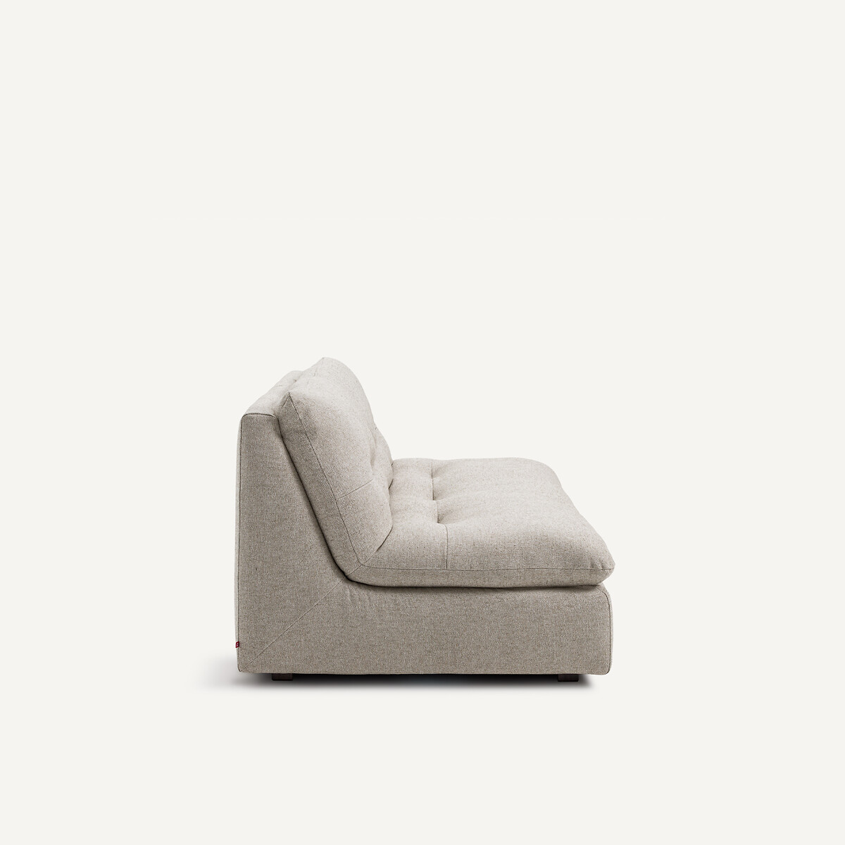 Modulaire 3-zitsbank in viscose met structuur en linnen, GIULIANO naturel, AM.PM