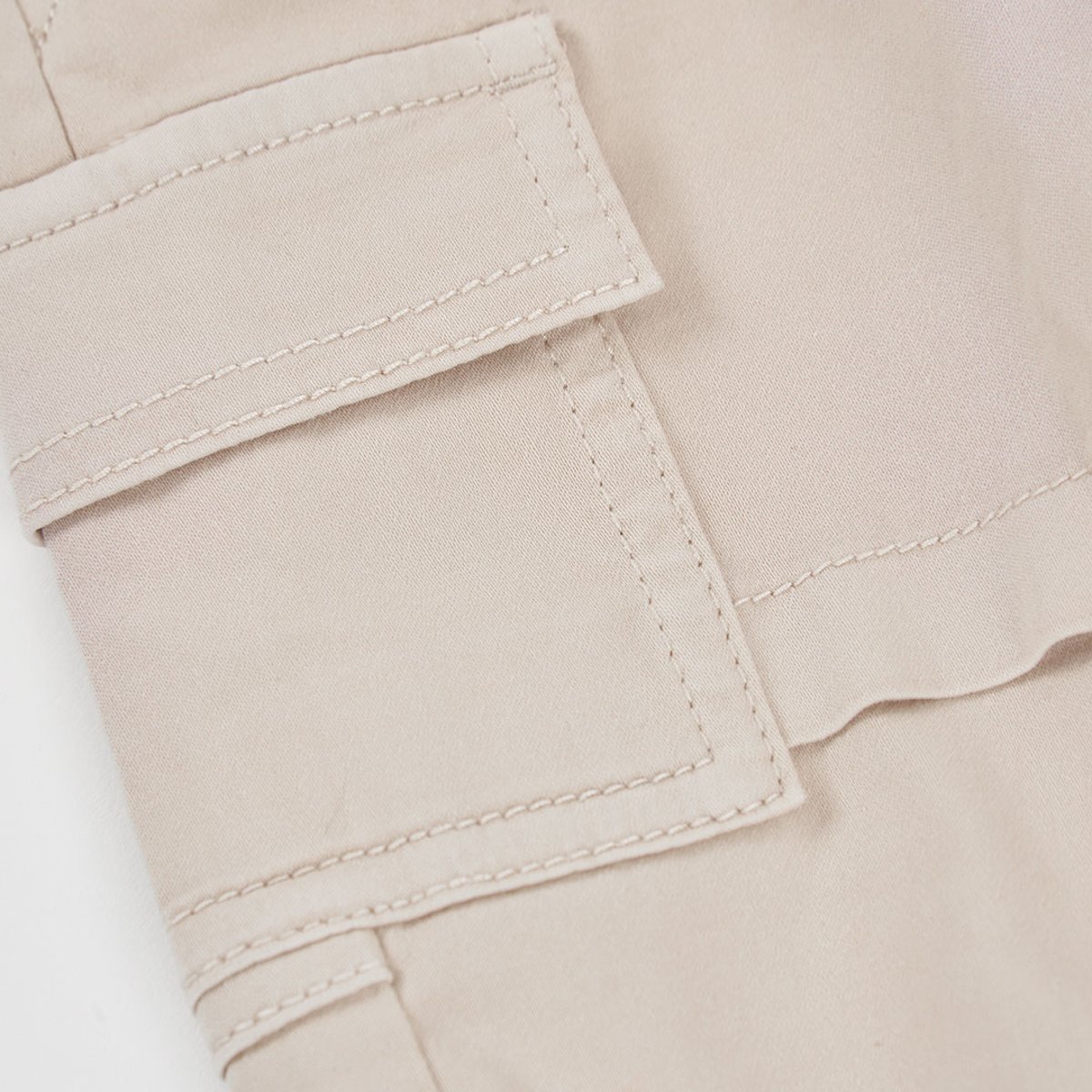 Pantalon cargo garçon doublé beige, BOBOLI