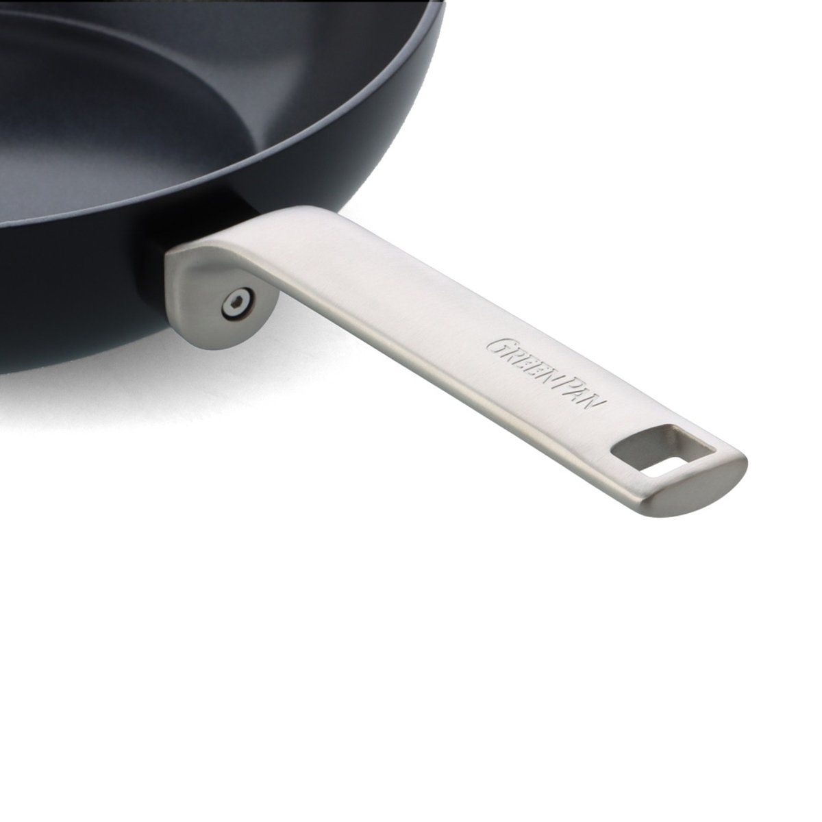 Poêle 24 cm aluminium forgé revêtement céramique -Evolution noir, GREENPAN