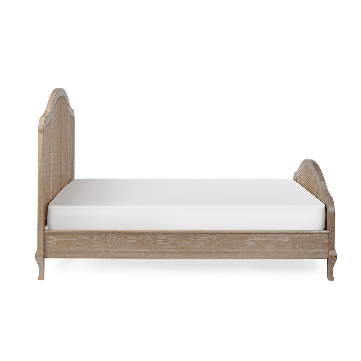 Violette French-Style Rattan Bed light oak, SO'HOME