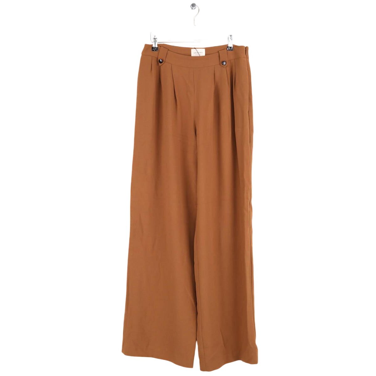 Pantalon large - Très Bon État marron, SEZANE