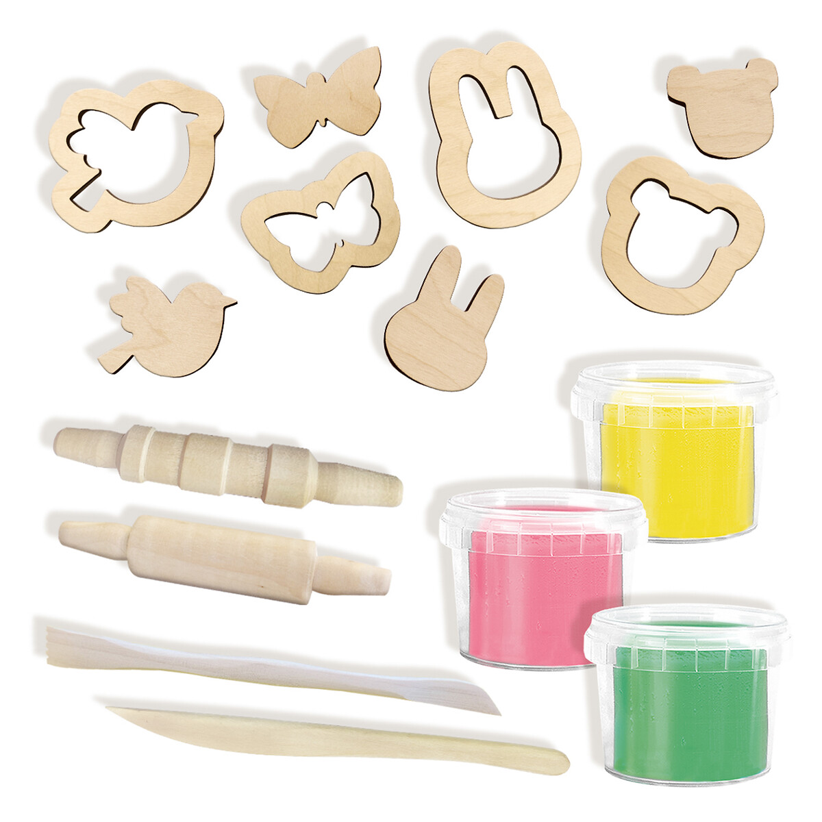 Brinquedo "Plasticina com acessórios", SES multicolor, SES