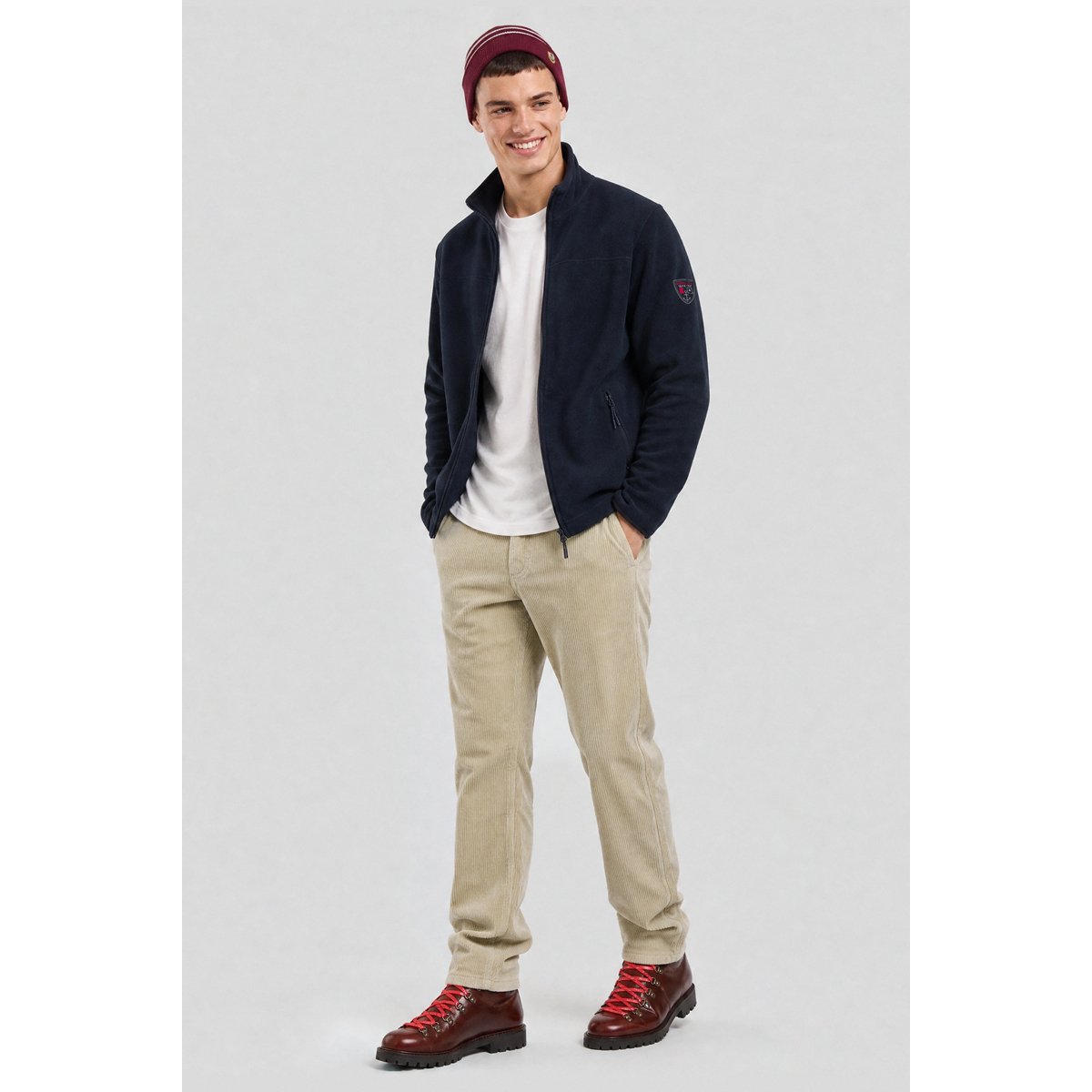 Veste polaire PARATA navy/souris, BERMUDES