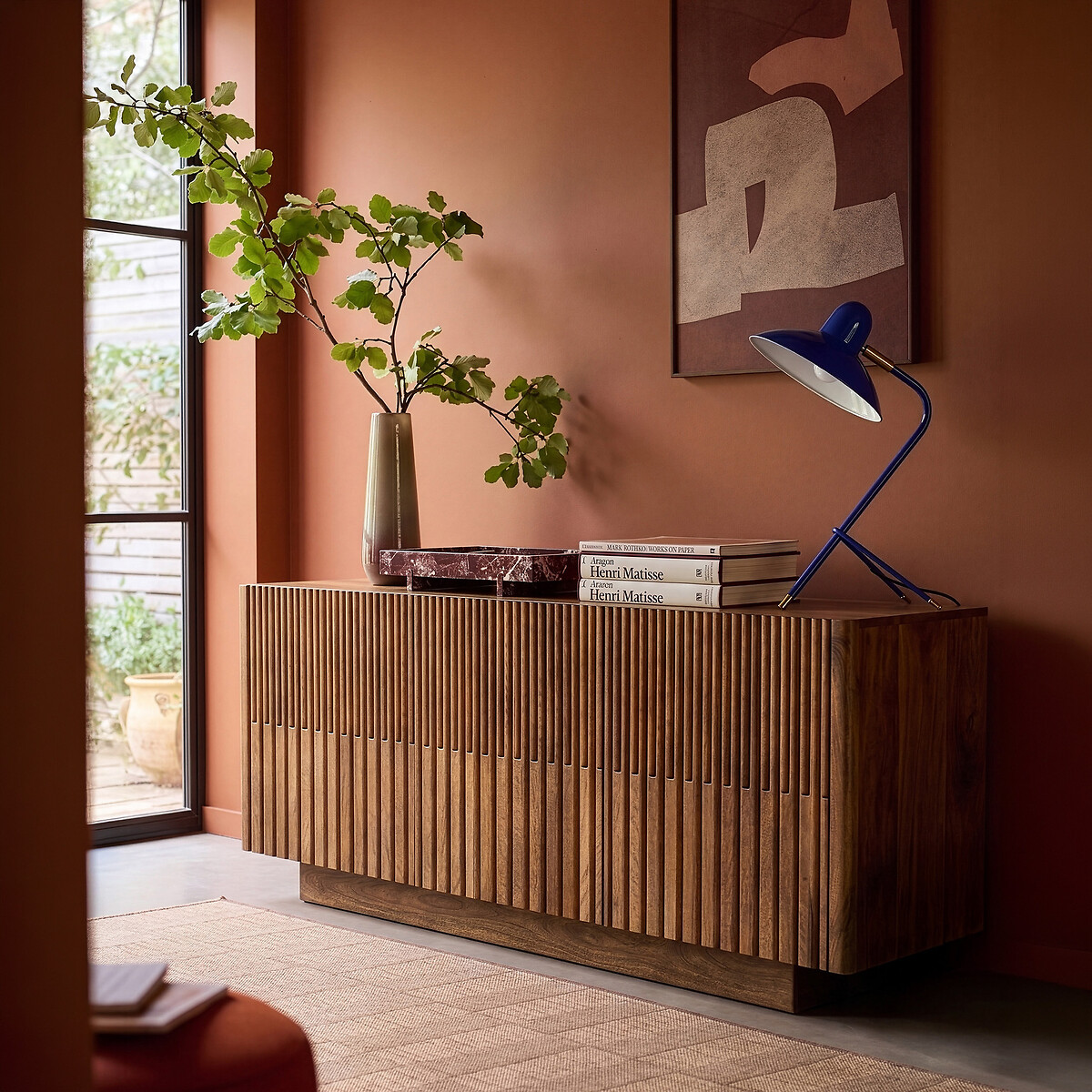 Hampstead Mango Wood 3 Door Sideboard light wood, SWOON