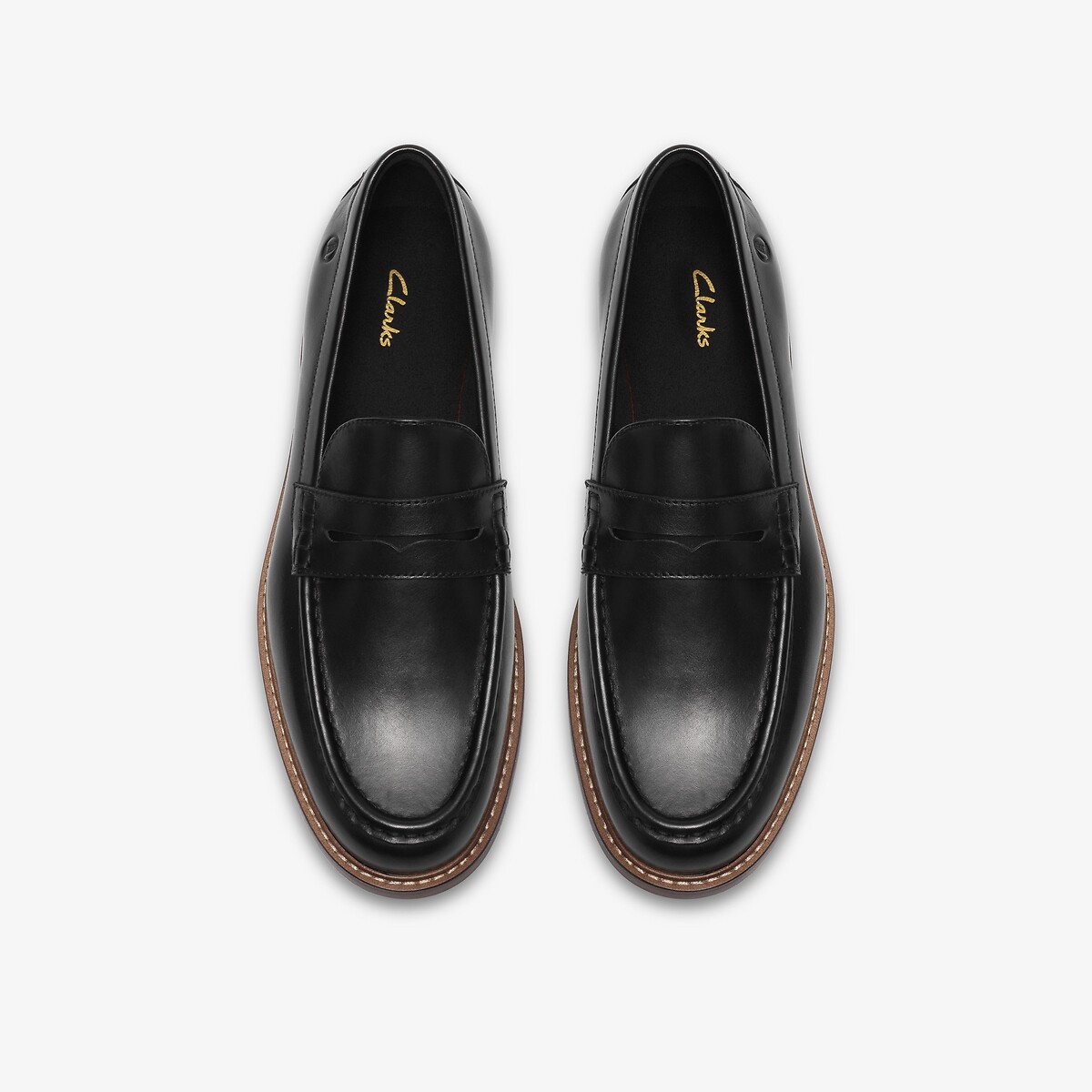 Mocassins en cuir, CRANHILL LO noir, CLARKS