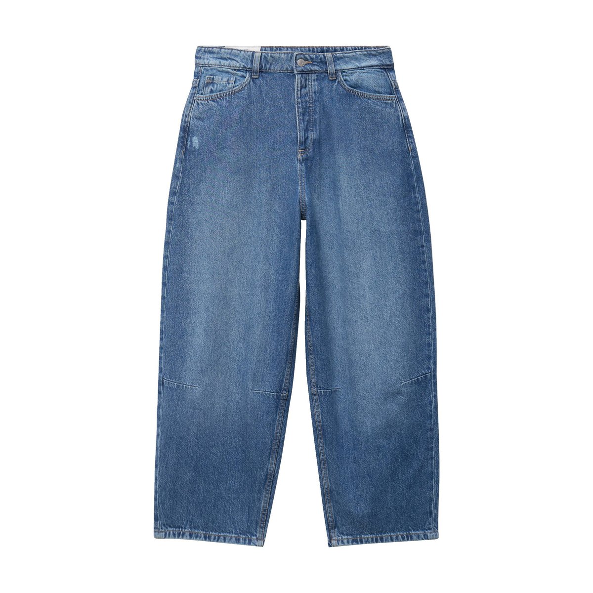 Jeans barrel 7/8ème taille standard denim used, BONOBO