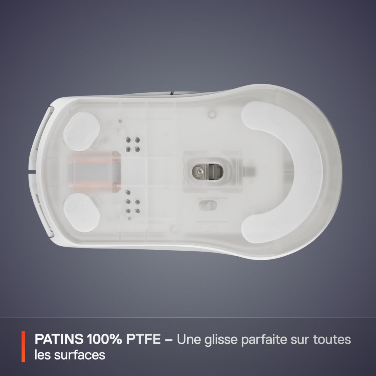 Souris Gamer Sans Fil Rival 3 WL Gen 2 Blanc couleur unique, STEELSERIES
