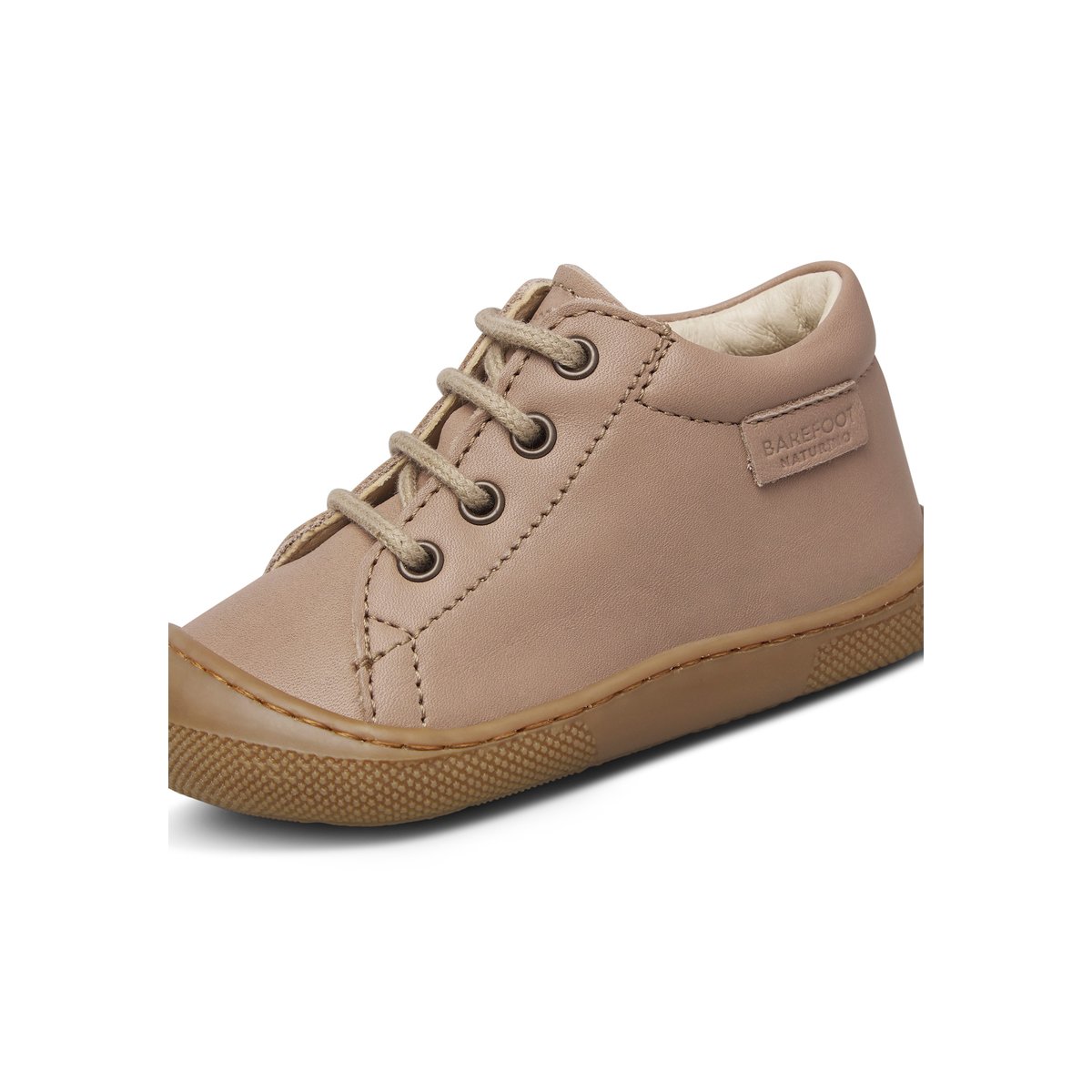 Chaussures barefoot en cuir AMUR gris tourterelle-, NATURINO