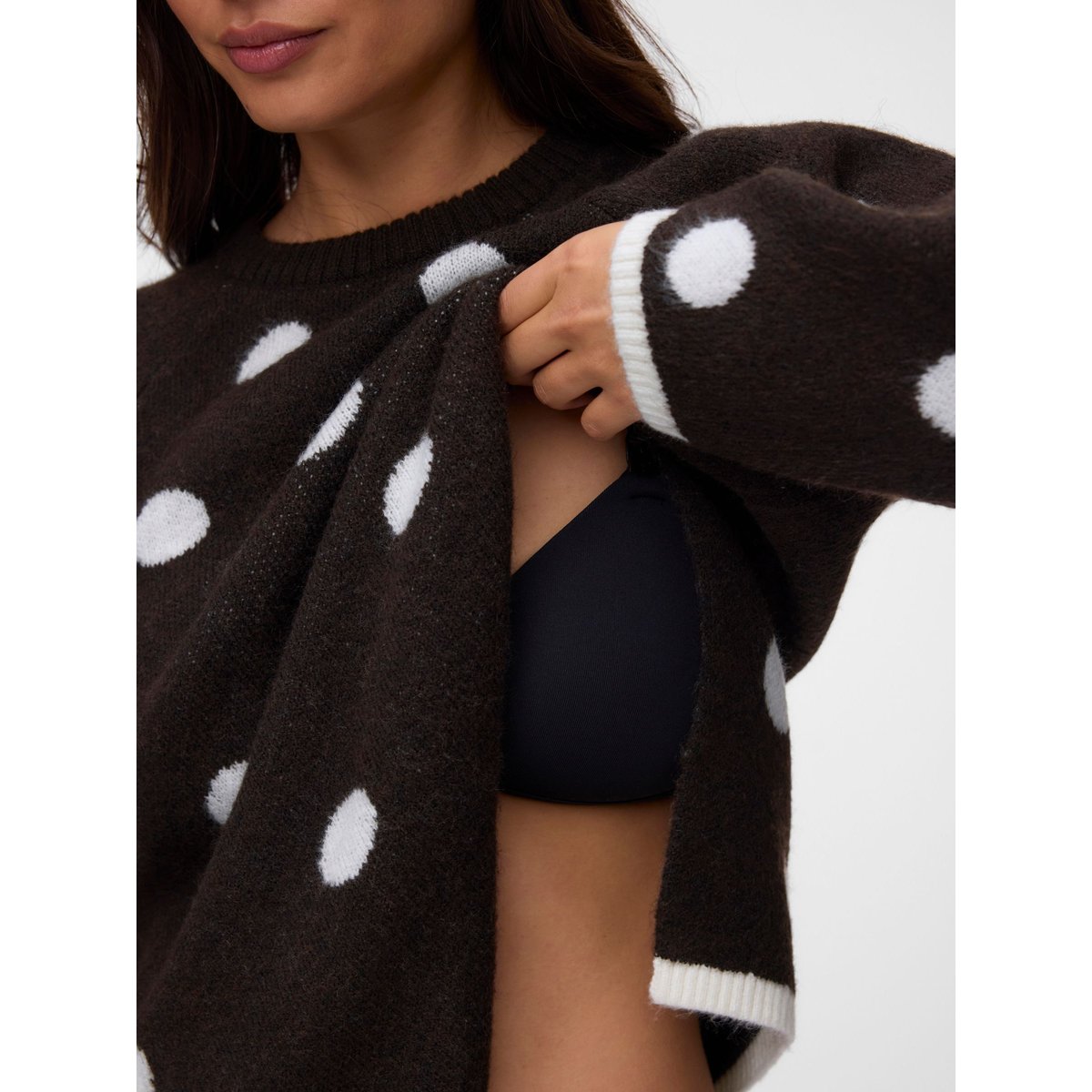 Pull En Maille chocolate torte, VERO MODA