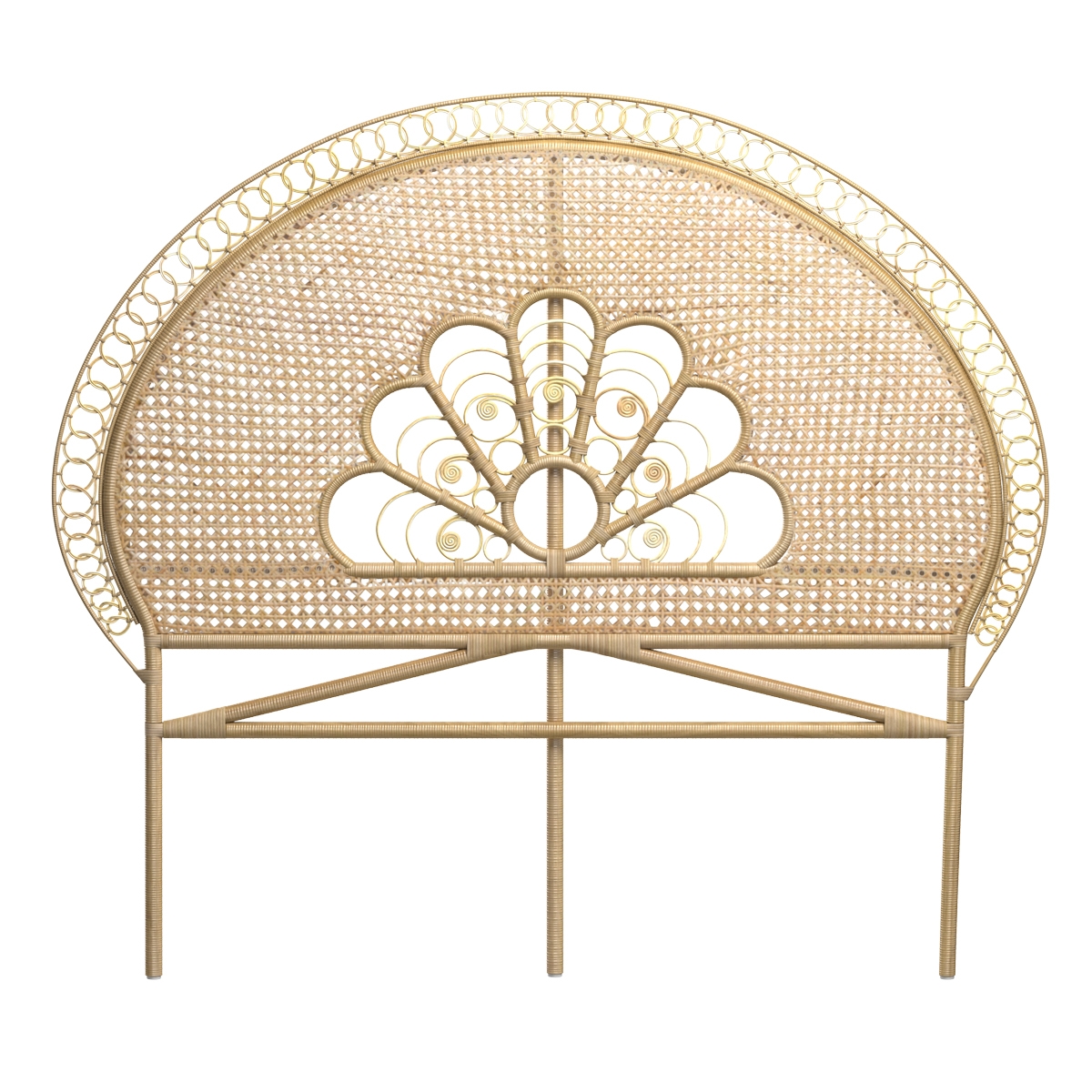 Tête de lit en rotin - GABRIELLA naturel, MAISON PAVANE