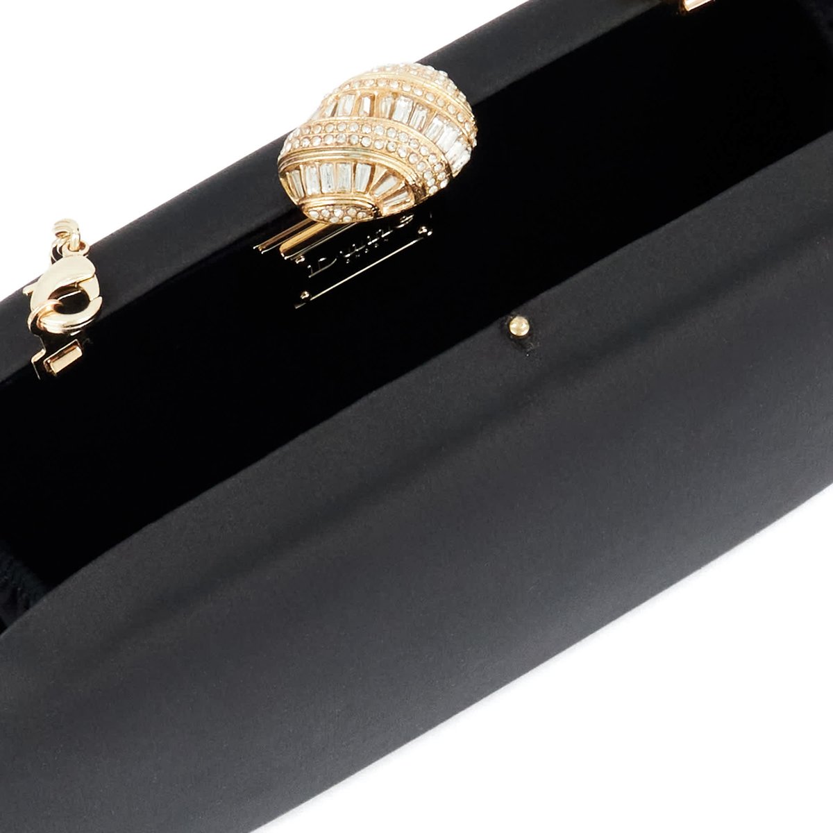 Mini sac à main - BRIGHTEN black-satin, DUNE LONDON