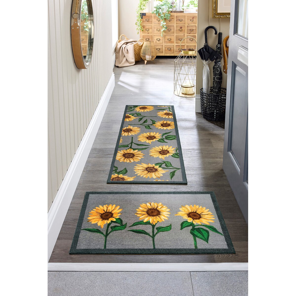 My Sunflowers Indoor Runner Mat yellow, MY MAT