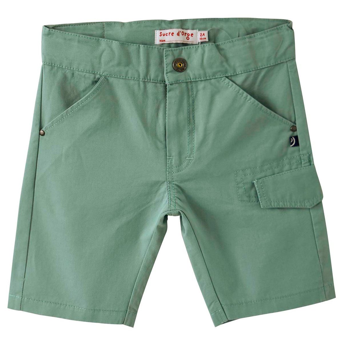 Bermuda vert celadon charlin vert, SUCRE D'ORGE