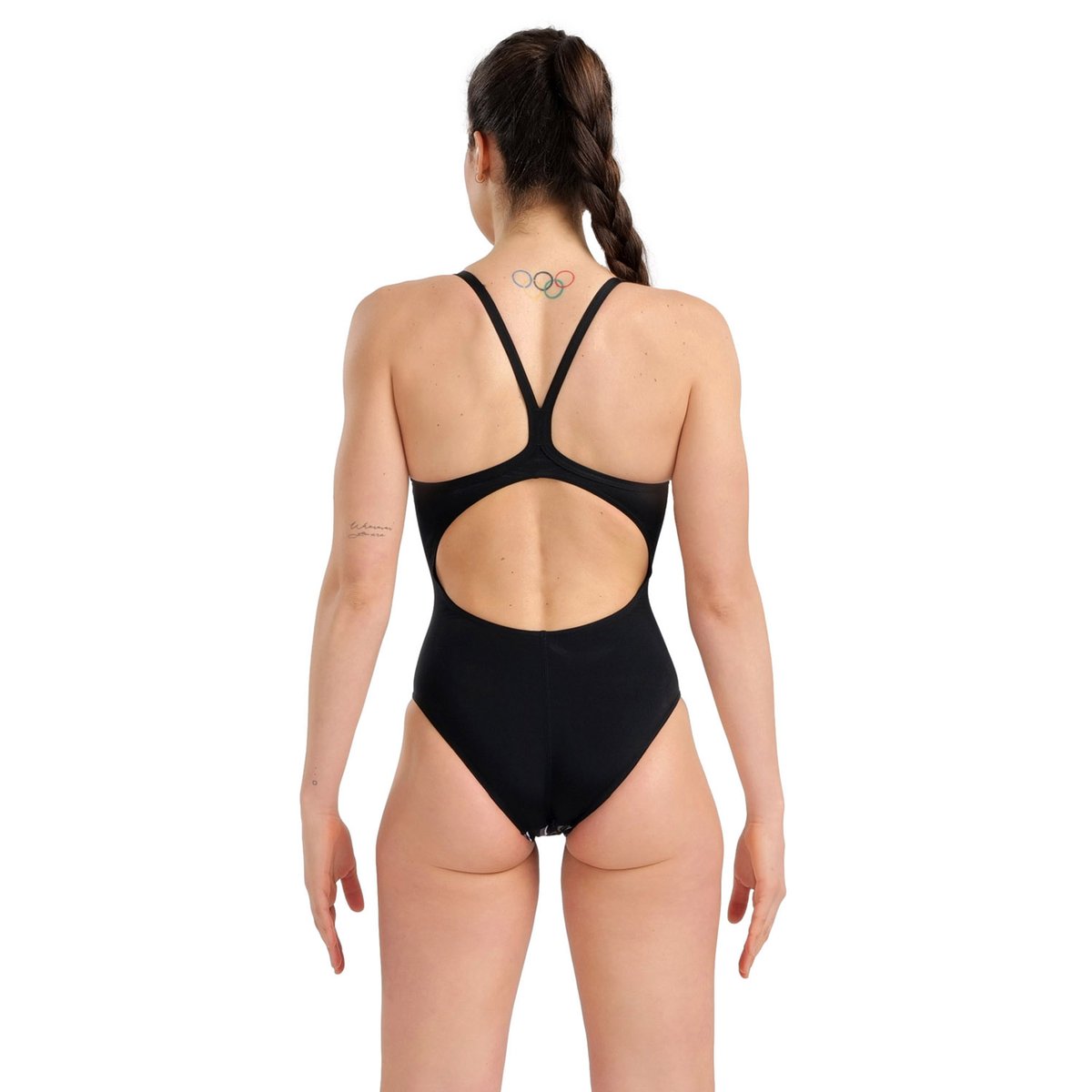Maillot de bain sport Marbled Lightdrop Back black-black multi, ARENA