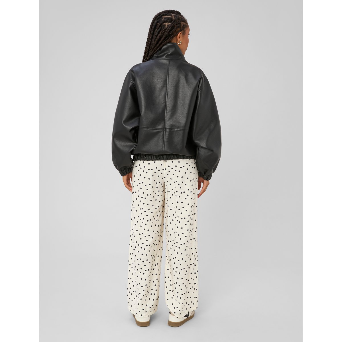 Veste tissu enduit noir, BZB