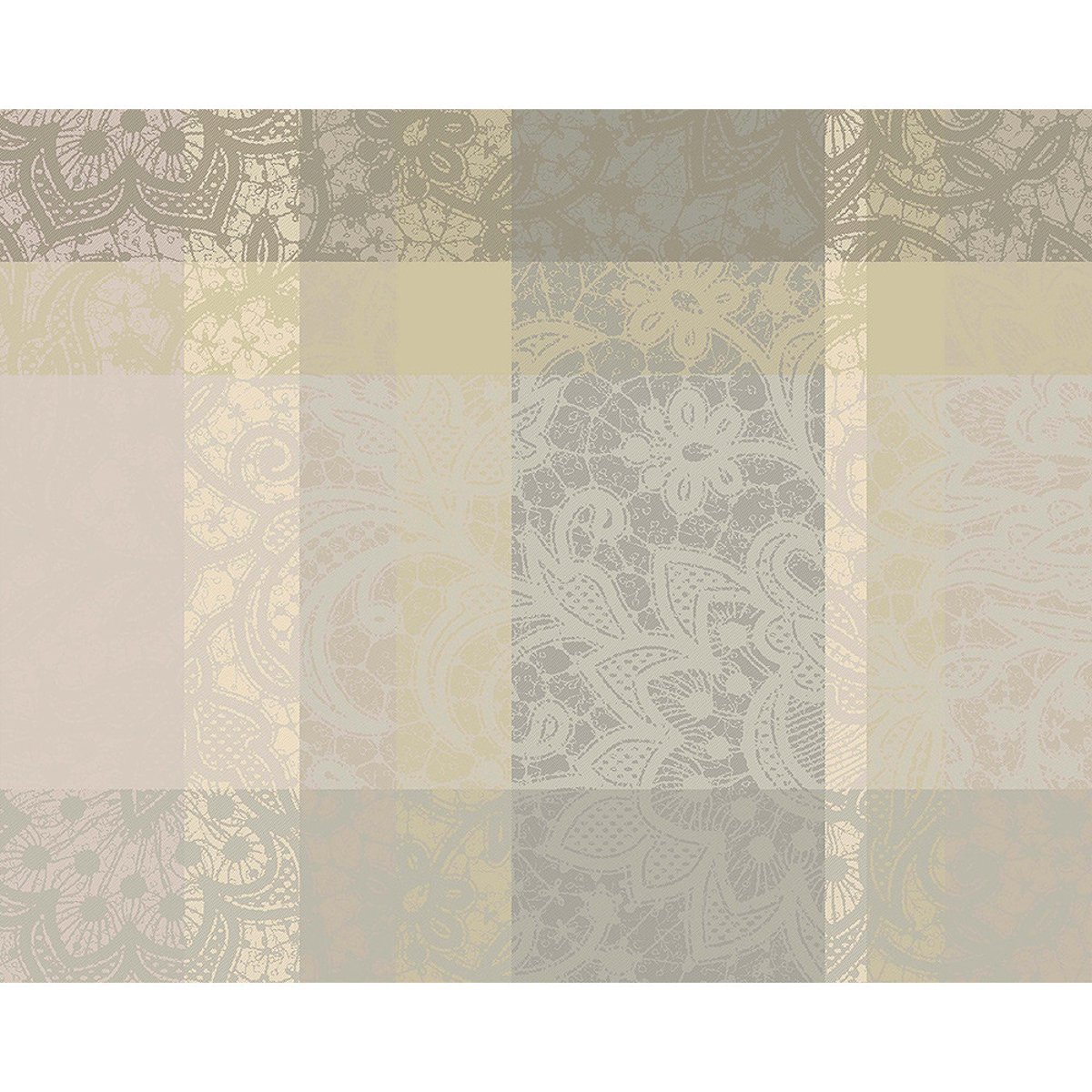 Set pur coton MILLE DENTELLES naturel, GARNIER-THIEBAUT