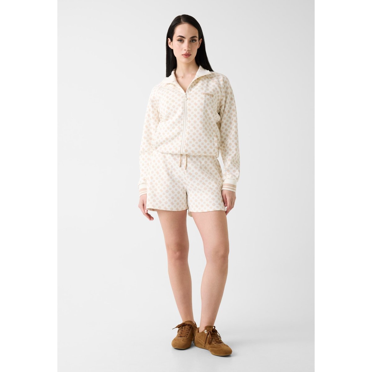 Short Sport Néoprène Logo blanc multi, GUESS