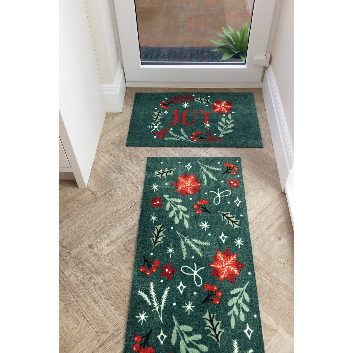 My Festive Joy Christmas Runner green, MY MAT