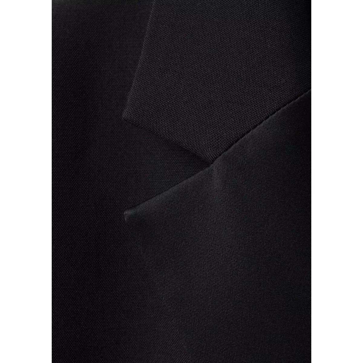 Blazer costume double boutonnage noir, MANGO
