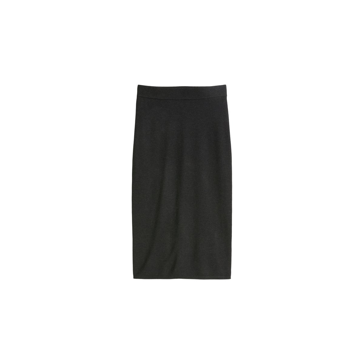 Jupe en maille fine, coupe slim en mélange de laine vierge douce gris, MARC O'POLO