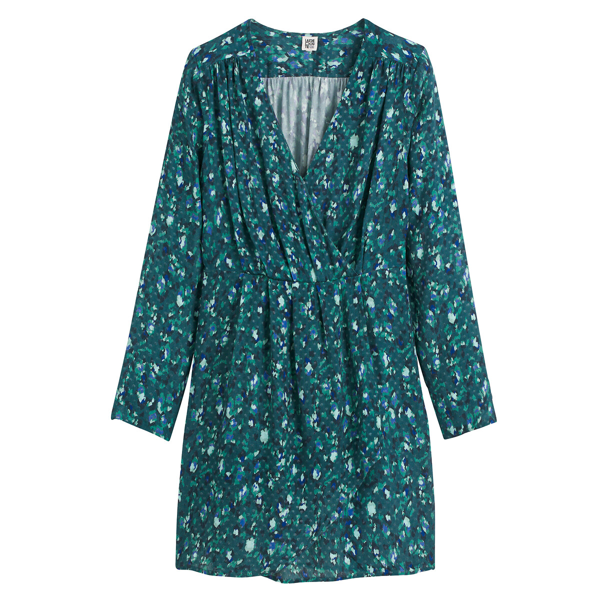 Floral Print Mini Dress green print, LA REDOUTE COLLECTIONS