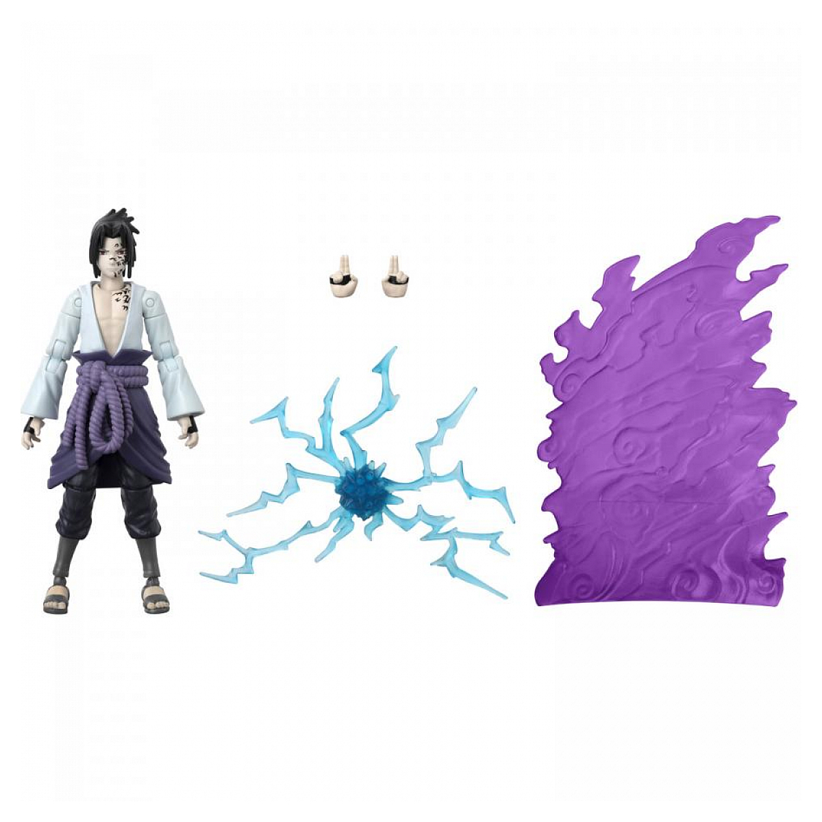 Figurine sasuke - anime heroes beyo violet, BANDAI