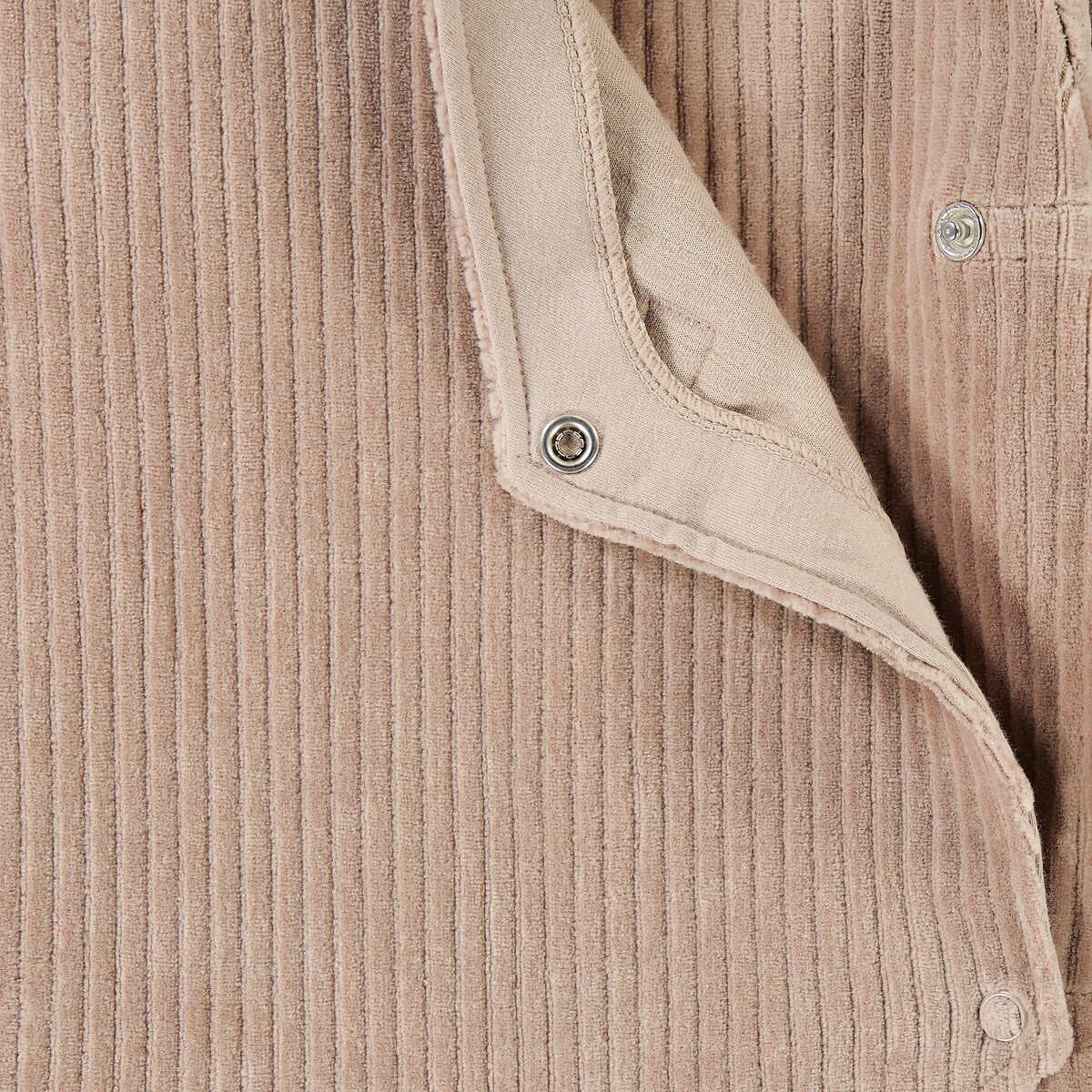 Tutina lunga in velluto marrone, LA REDOUTE COLLECTIONS