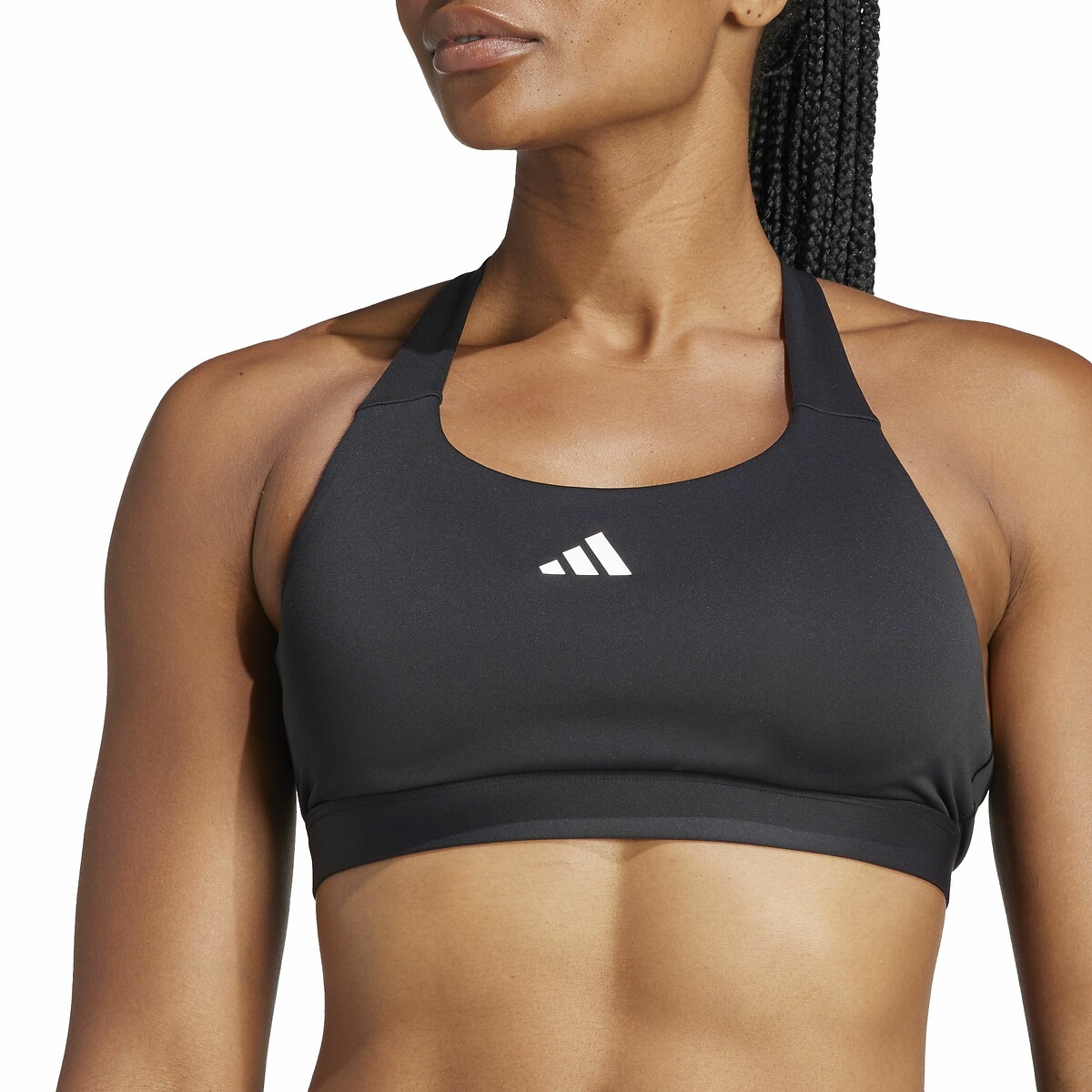 Brassière de sport, maintien élevé noir, adidas Performance
