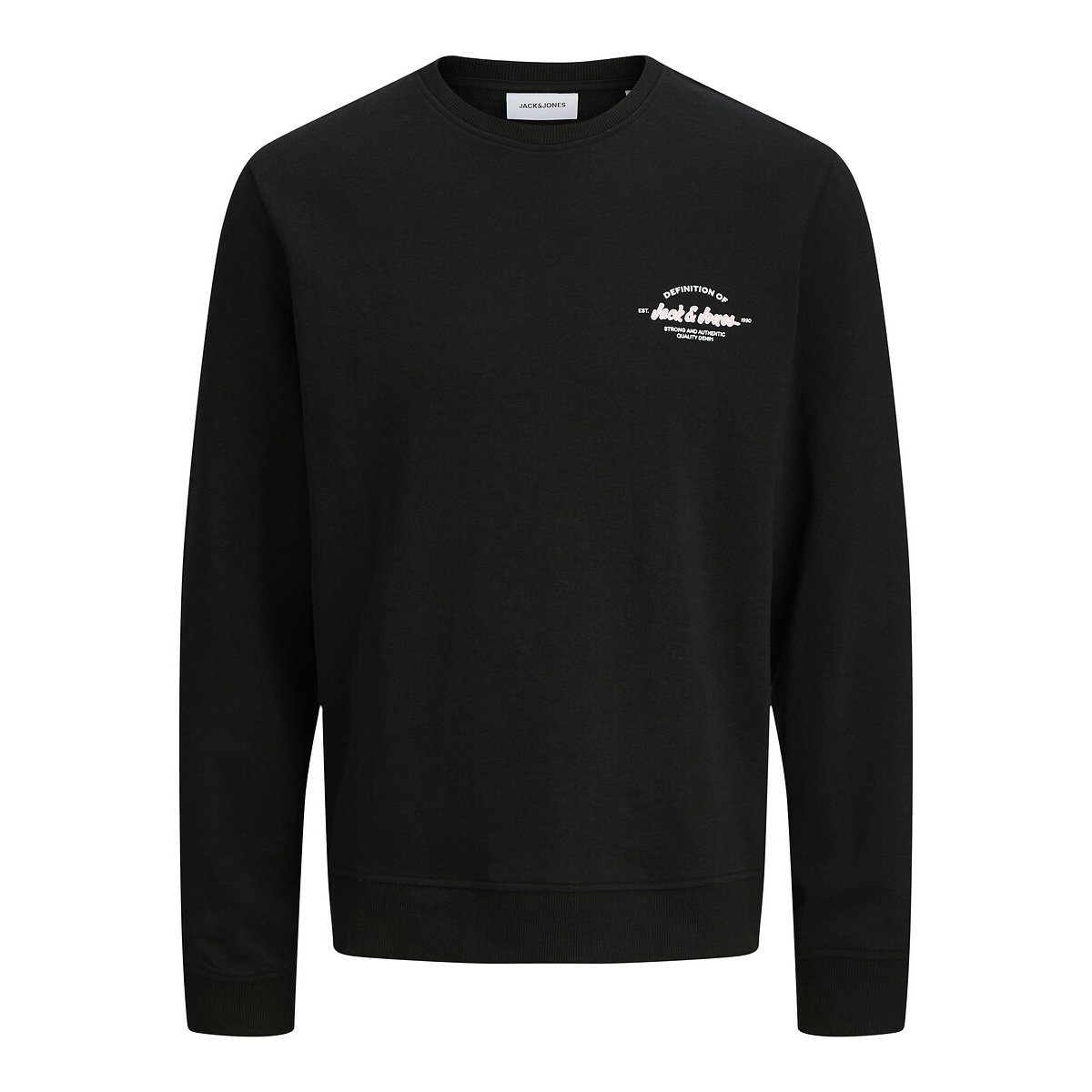 Sweat col rond noir, JACK & JONES