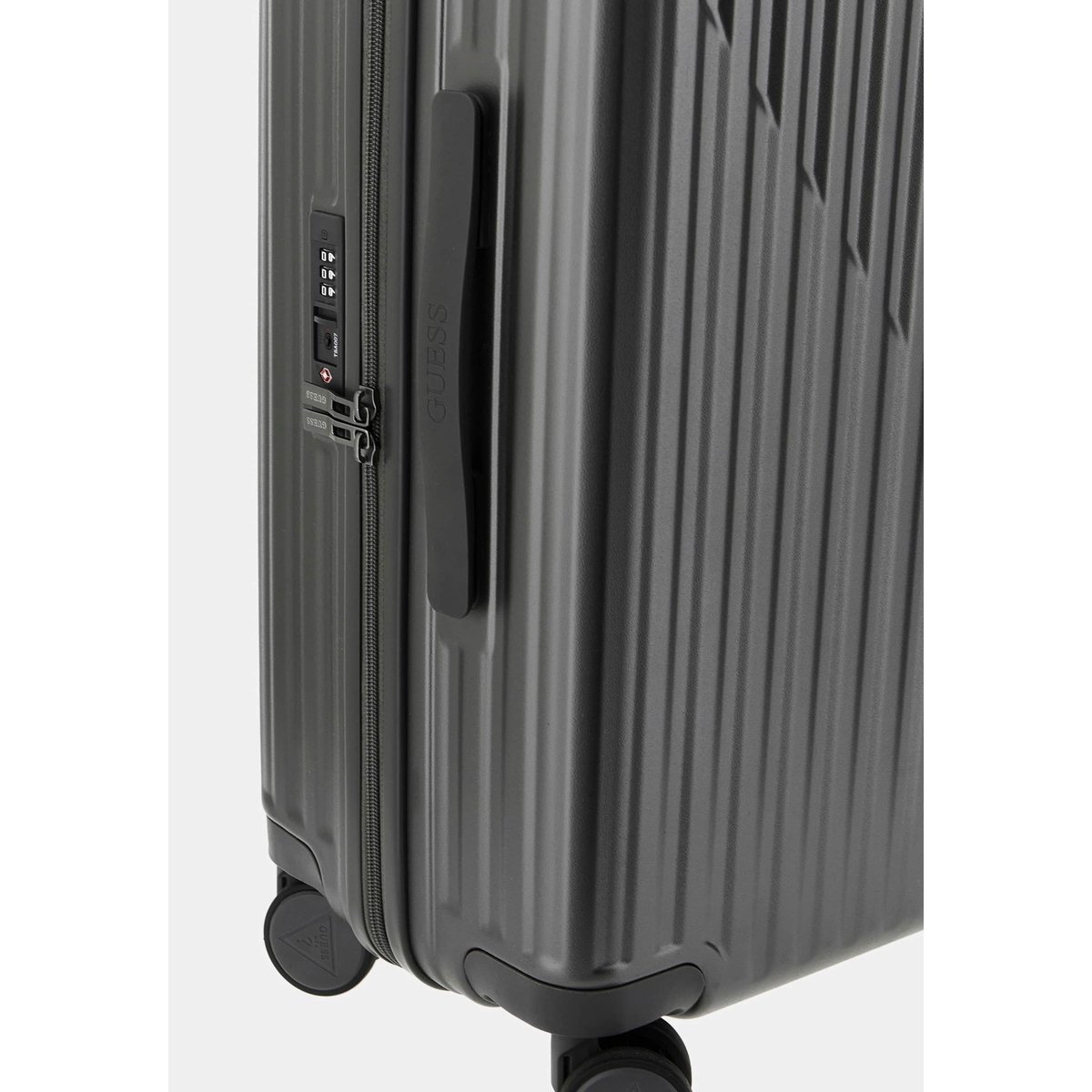 Trolley Moyen Olbia Rigide gris, GUESS