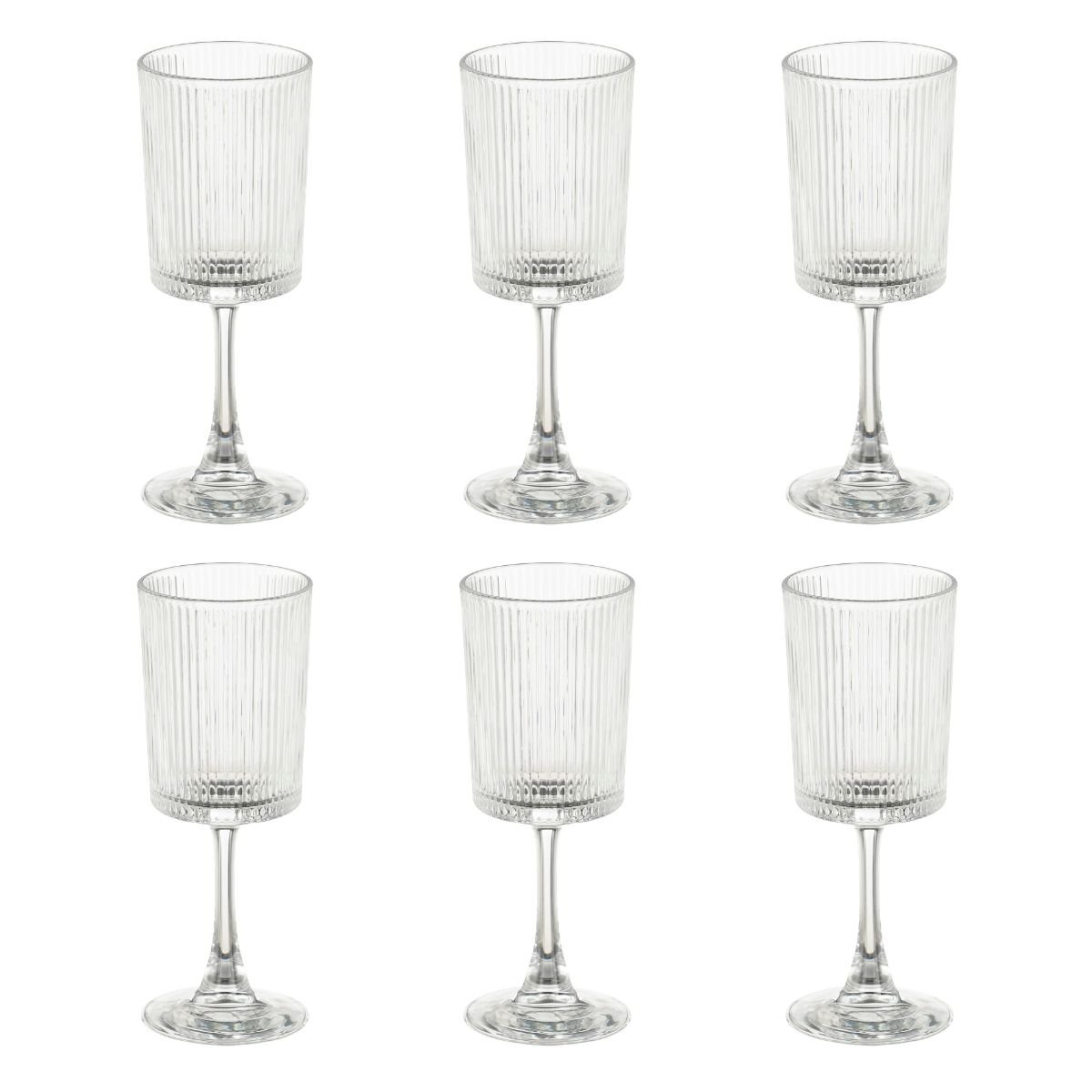 Verre à vin GRIGIO transparent, MICA DECORATIONS