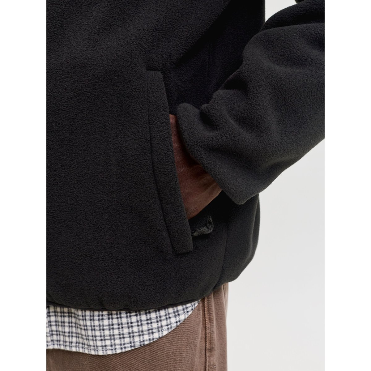 Veste En Polaire black 1, JACK & JONES