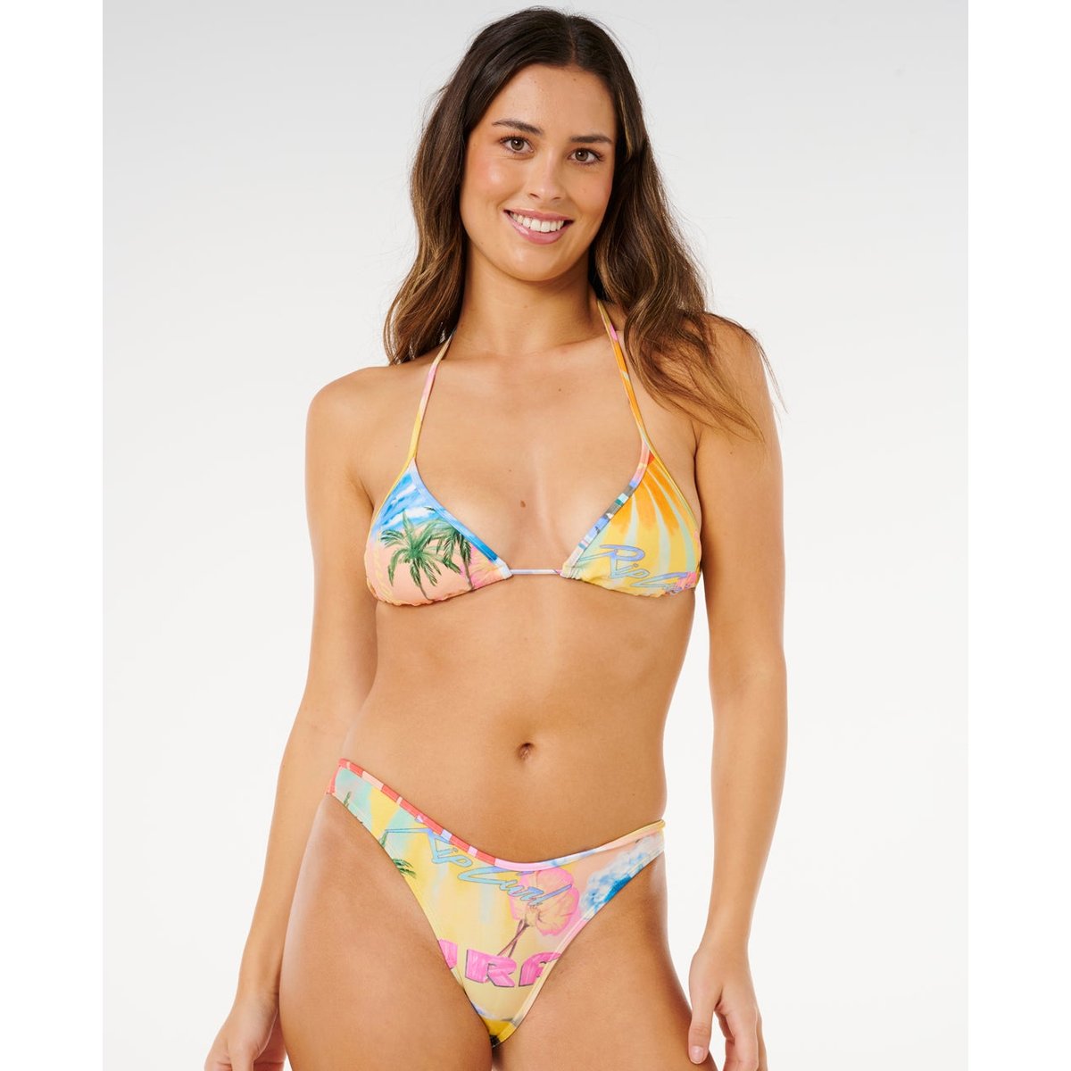 Haut de maillot de bain triangle coulissant Hotel Malibu multiple, RIP CURL