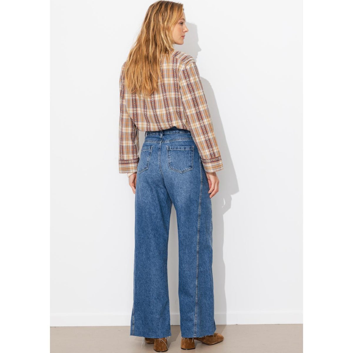 Jean large 100% coton jean brut, PROMOD