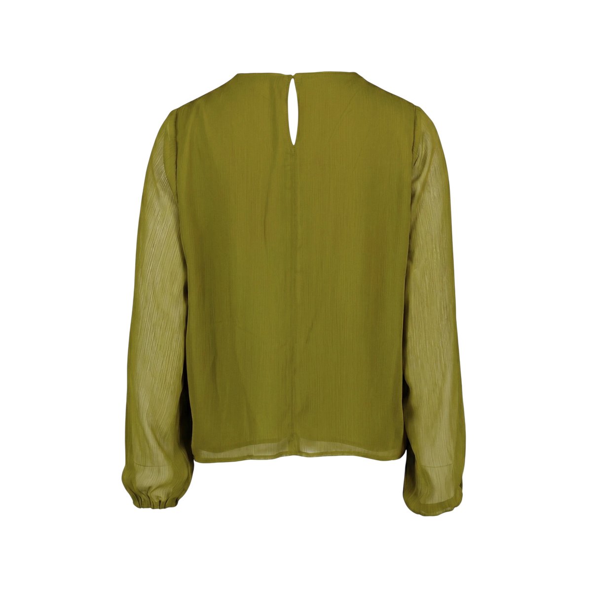 Chemisier en chiffon à effet froissé fir green, ZERO