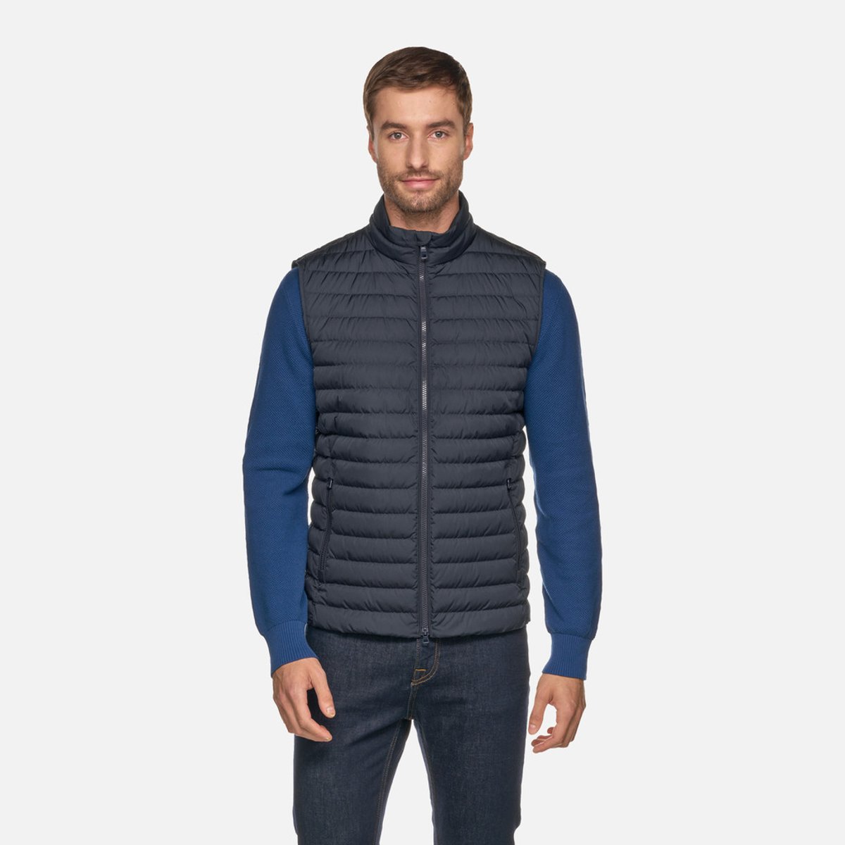 Vestes M WARRENS bleu nuit, GEOX