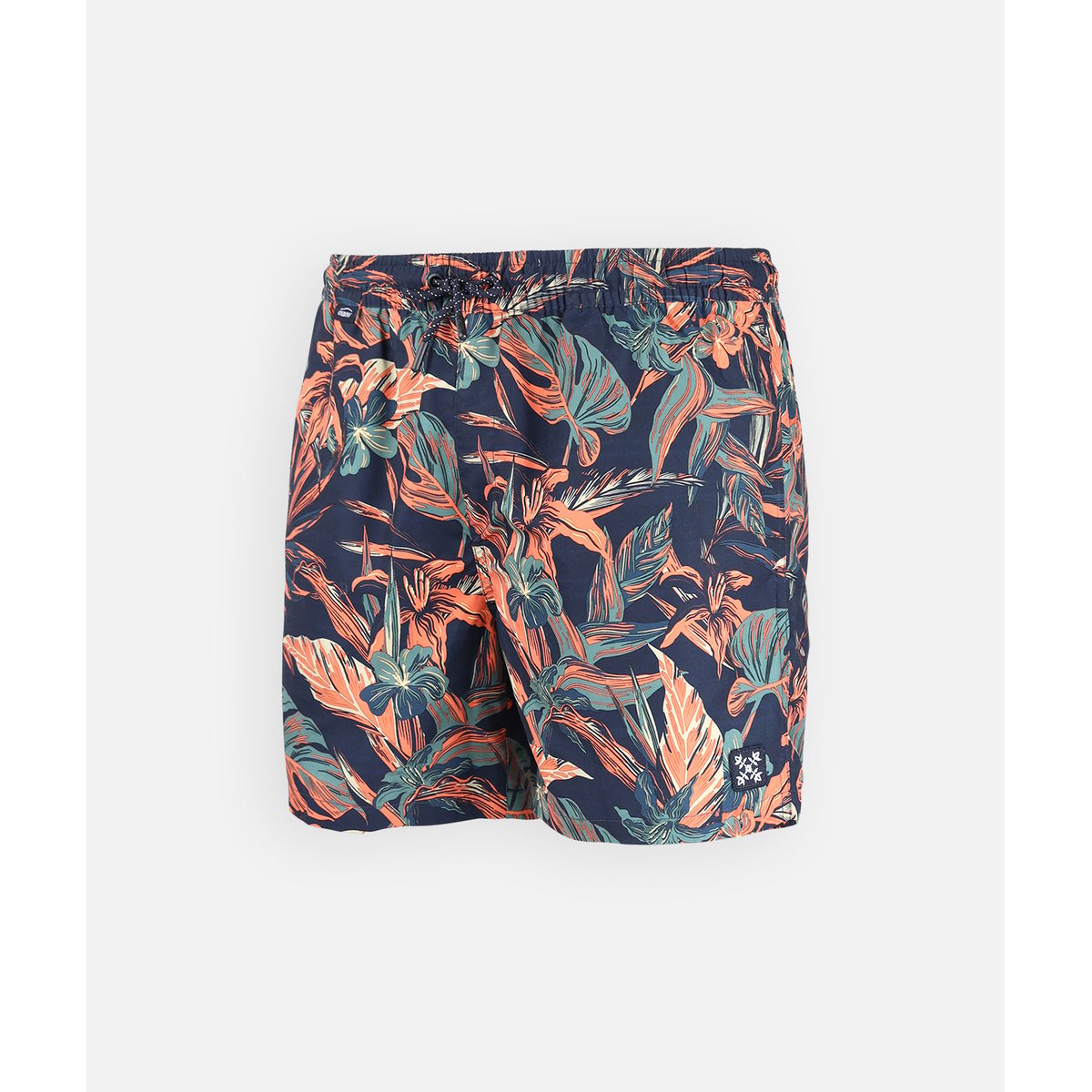 Beach short floral TROPICS deep marine, OXBOW