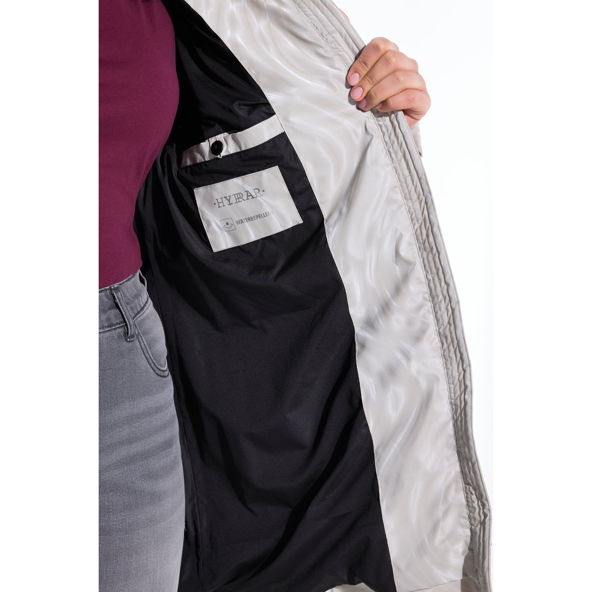 Veste matelassée technique HYPRAR blanc cassé, ULLA POPKEN