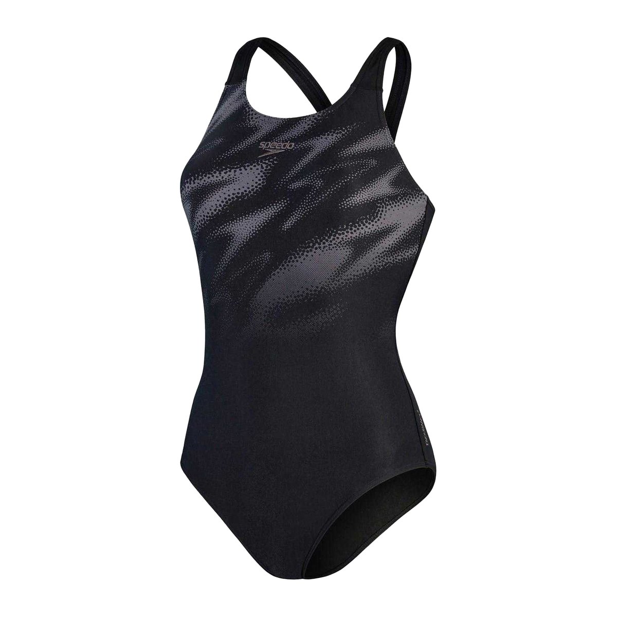 Maillot de bain 1 pièce motif/style abstrait HYPER BOOM noir, SPEEDO