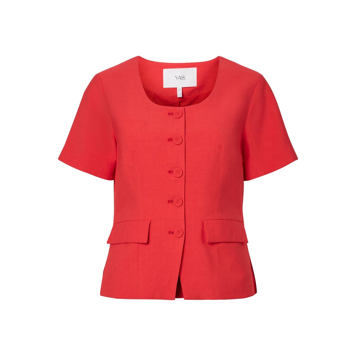 Blazer rouge - poinsettia1, YAS