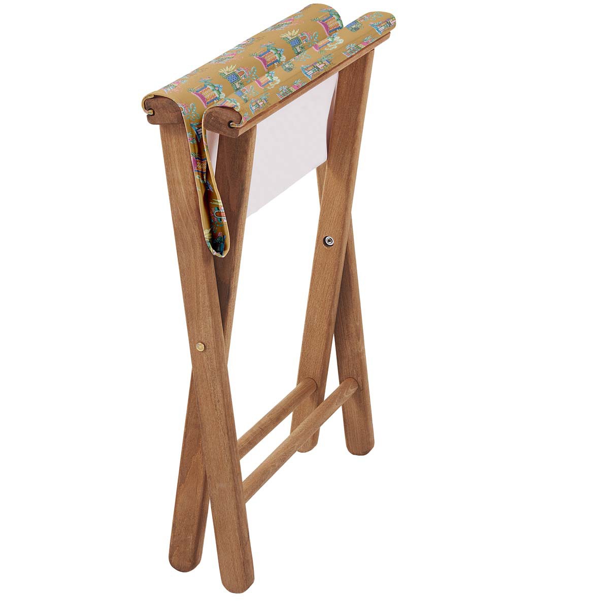 Pliant pêcheur en eucalyptus et toile outdoor, DEVHA marron, VENT DE BOHÈME
